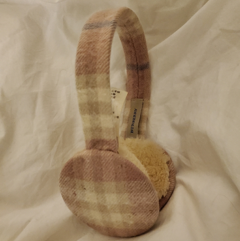 Pink Burberry Earmuffs